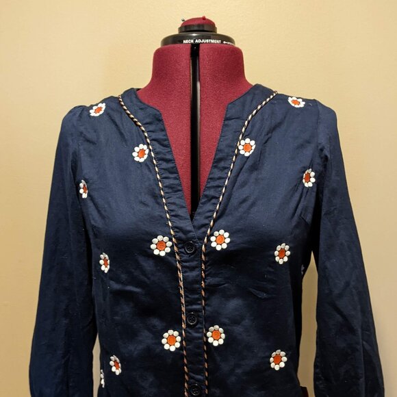 Rosalita McGee Charming Chic Boho “Little Daisy’s” Embroidered Blouse – Size S - Picture 4 of 13